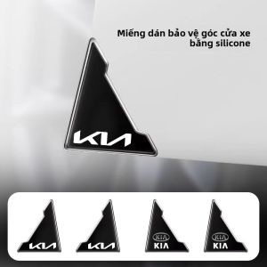 4 Miếng Dán Bảo Vệ Góc Cửa Xe Chống Va Chạm Cho Các Mẫu Xe KIA Silicone Màu Đen/trong Suốt Bảo Vệ Góc Cho K9 Sportage Niro K5 Carnival EV6 EV9 EV3 K8 Stinger Forte