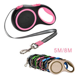 Retractable Pet Dog Leash For Small Big Dogs Hiking Running Nylon Rope Automatic Extending Puppy Belt Golden Retriever Supplies