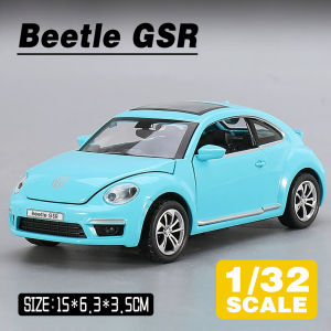 LEO 1:32 Volkswagen Beetle Diecast Model Car Alloy Cars Toys Collection Gift For Kids Boy Girl