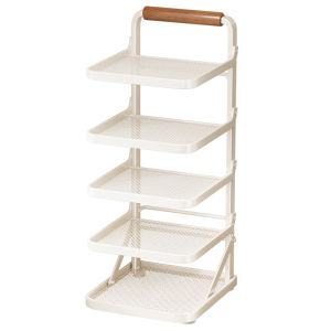SUOBAI | Foldable Multi-tier Wall-mounted Storage Rack for Preparing Ingredients