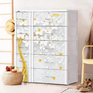 (RÁP SẴN) Tủ nhựa Duy Tân Shino 5 tầng 10 hộc kéo lớn nhất (cao 130cm ngang 105cm sâu 48cm) - nội thất Khả Vy