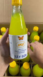 Chất Tẩy Sơn Kim Loại Nhựa Tường – Dung Dịch Tẩy Sơn APCO 350ml chữ Trắng - Linh kiện Quỳnh Diễn