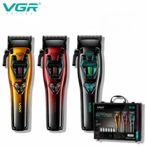 Máy Cắt Tóc Không Dây Chuyên Nghiệp VGR V-668 11000 Vòng/Phút Lưỡi Cắt Kim Loại Dành Cho Nam Giới Máy Cắt Tóc Barber Động Cơ Vector Sạc Nhanh Máy Cắt Tóc Đa Năng