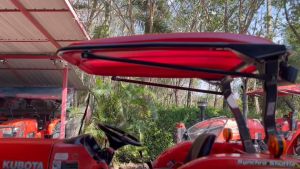 หลังคาไฟเบอร์รถไถ คูโบต้า L32/L36/L40/L47/L50ไฟเบอร์แท้ พร้อมส่ง หลังคารถไถคูโบต้า หลังคารถไถ - Lazada