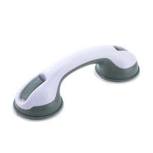 Suction Shower Grab Bar No Drill Safety Handrail Anti-Slip Bathroom Assist Handle for Elderly Kids & Disabled