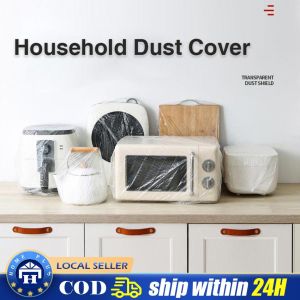 【Local delivery】 Thickened Disposable Dust Cover Rice Cooker Dust Cover Kitchen High Transparent Dust Film Protective Articles LZC-Plastic-Cover