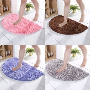Chenille Microfiber Bath Mat: Absorbent Non-slip Bedroom Kitchen Door Mat