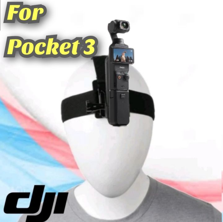 Headband Head Strap Belt Mount with Case Frame for Osmo Pocket 3