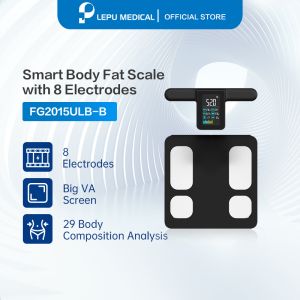 Lepu 8 Electrode Body Fat Weight Scale timbang digital scale weight machine29 Body Composition Data Detection penimbang berat badan Large Display BMI Digital  Inbody Weight Scale Full Body Composition Analyzer with Reportinbody weight scale 体脂秤 体重秤
