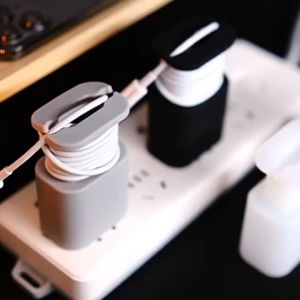 2 in 1 Silicone Charger Protector Anti-breakage Cable Winder Anti-tangle Data Cable Cover Suitable For iPhone 18W/20W