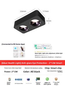 JINGYA | Full Spectrum Anti-Glare LED Bulb for Living Room and Bedroom