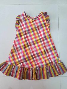 กระโปรงผ้าขาวม้าเด็ก กระโปรง​ผ้าฝ้าย​ไซด์​📌 M📌