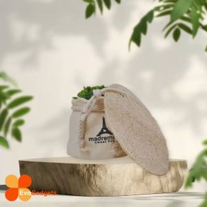 Natural Loofah Dish Sponge | Biodegradable Eco-Friendly Kitchenware Scrubber | Plant-Based Dishwashing Pad for Gentle Cleaning