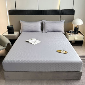 SUNLIGHT HOME Waterproof BedsheetPrinted Bed SheetComfortable Fitted Bedsheet 5 ColorsBreathable Mattress Protector