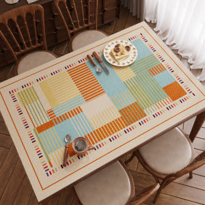 Waterproof Oilproof Wash-free Heat-insulating Leather Dining Table Mat