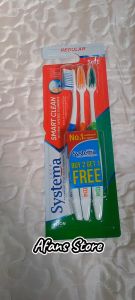 SYSTEMA Sikat Gigi Smart Clean 3pcs: Aksesoris Gigi Berkualitas Tinggi