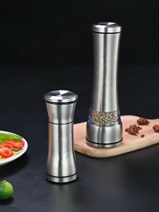 Premium Stainless Steel Pepper Grinder Manual Pepper Sea Salt sesame Grinder Adjustable Coarseness Grinder