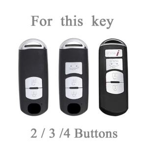 TPU 2 3 4 Buttons Car Key Protective Cover for Mazda 2 3 6 Atenza Axela Demio CX-5 CX5 CX-3 CX7 CX-9 2015 2016 2017 2018 2019