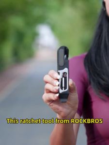 ROCKBROS Bicycle Wrench Set High Strength Multifunctional Portable Bicycle Tire Levers Ratchet Wrench Kit Bike Tire Prying Rod