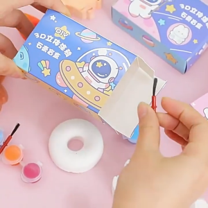 Diy Plaster Doll Coloring Blind Box Creative Graffiti Plaster Doll Painting Kids Educational Toy Birthday Gift 卡通涂鸦石膏