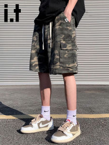 izzue | Vintage Camouflage Utility Casual Shorts