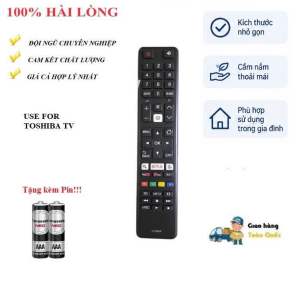 [XẢ KHO - GIÁ TỐT] Remote Điều khiển thay thế tivi Toshiba CT 8069- Hàng mới Tặng kèm Pin