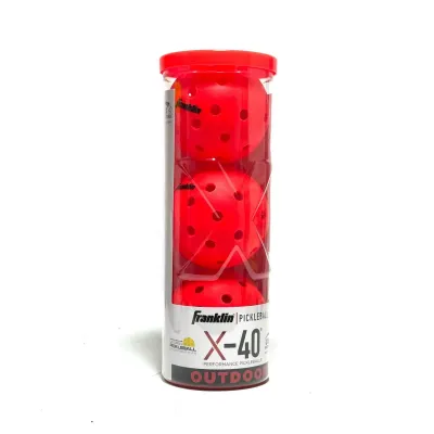 Franklin X-40 Outdoor Pickleball 3pcs/Tube