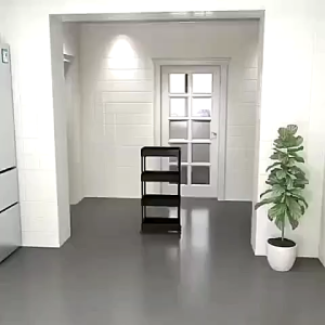 Rak Susun Serbaguna 2 Tingkat Bahan Plastik Dengan Roda Rak Kamar Mandi Bahan Plastik Portable Rak Dapur Square