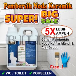 POLLCEEN TOILET CLEANER | Cairan Pembersih kamar mandi | Pembersih toilet | wastafel | stainless | Ampuh mengangkat noda kerak membadel pada lantai dan dinding kamar mandi dan kloset tidak merusak nat dan warna keramik isi 500ml | 1000ml