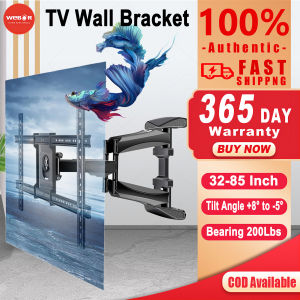WeBOR Expose TV Wall Mount Bracket 32-85 inche Swivel Tilt Swivel Monitor LCD LED Hanging Bracket 6 Arms TV Mount Screen For TV Swivel Tilt Mount Retractable Bracke