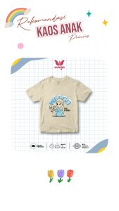 My In Kaos Distro Anak Perempuan Tangan Pendek Motif Kalaktr Elsa Uaia 1-11 Tahun K150