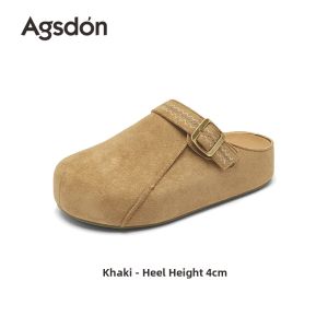 Agsdon | Platform Slip-On Sandals Summer Fall New Comfortable