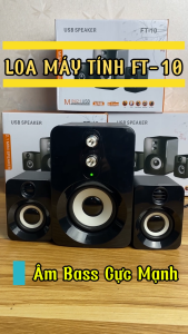 Loa Nghe Nhạc Cắm Dây FT202 / Q7 Loa Bộ Vi Tín Bộ 3 Loa Cho Điện Thoại Máy Tính Laptop Âm Thanh Sống Động Bảo Hành 1 Đổi 1