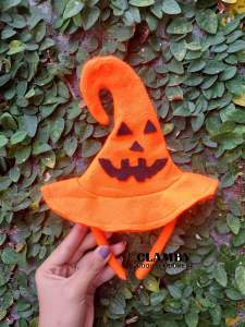 Aksesoris Rambut Bando Anak Dan Dewasa / Accessories Halloween Bando Orange Labuu Maleficent Minnie