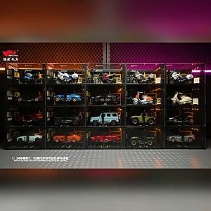 Diecast Miniatur Diorama - Diecast Diorama DIY Miniatur REPAIR WORKSHOP 1:24 Terdapat Lampu LED - Pajangan Mobil Miniatur Diorama Premium Bengkel Mobil Skala 1:24