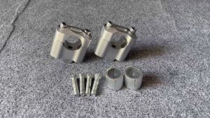 Gù Nâng Ghi Đông 22mm Xe Motor Xe Máy Màu Trắng