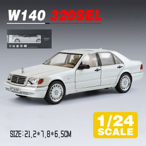 LEO 1:24 Benz W140 320SEL Metal Diecast Alloy Toy Car Model Trucks For Kids Toys Vehicles Hobbies Collectio