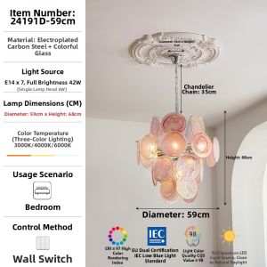 Modern Luxurious Glass Chandelier