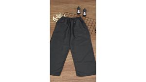 Celana Sirwal Pangsi Pria Rangkepan Daleman Jubah Bahan Katun Saku Resleting