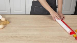 Tấm Lót Nướng Silicon Cỡ Lớn 80/70/60cm Chống Dính Dùng Để Cán Và Nhào Bột Bánh Ngọt Bánh Crepe Pizza - Dụng Cụ Nhà Bếp Thân Thiện Với Môi Trường