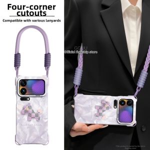 Mi 17 Phone Case Compatible Xiaomi 17promax 17pro 17Max 15 Liquid Silicone Crossbody Strap Full Coverage