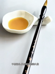 【CW】Zhoufang 60G Gold Ink Liquid for Chinese Calligraphy Brush Writing Couplets & Sutra Copying Bright Metallic Gold Ink