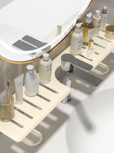 WEIMEIYUAN | Bathroom Wall-Mounted No-Drilling Storage Rack