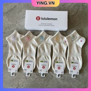 Vớ Nữ Cổ Ngắn Cotton Mềm Thoáng Khí – Pastel Nhẹ Nhàng – 1 Hộp 5 Đôi