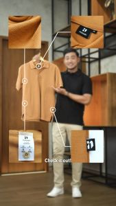 Nakabi Polo Shirt Pria Buttonless Short Sleeve Slim Fit - Kaos Lengan Pendek Berkerah Tanpa Kancing Pique Premium