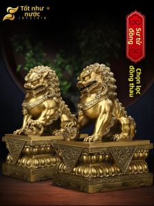 sanstyle | Trang Trí Nhà Bằng Tượng Sư Tử Phong Cách Bắc Kinh
