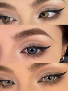 [COD] Eyeshare Softlens Lensa Mata Bigeyes 14.5mm Makeup Softlen SAHARA Seri Brown/Gray Normal Soflen Free Lens Case