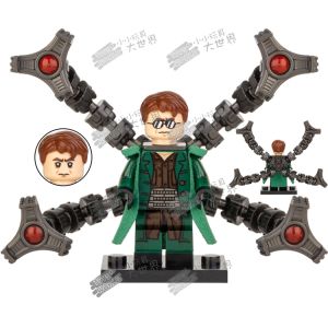 Spiderman 3 Hero Returns 1833 Dr. Octopus Boy Đồ Chơi Giáo Dục Lắp Ráp Mô Hình Tay Đeo Cổ Bằng Nhựa Cho Bé Trai Và Bé Gái