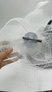 Headpiece Topi Jala Fascinator Pengantin Jaring