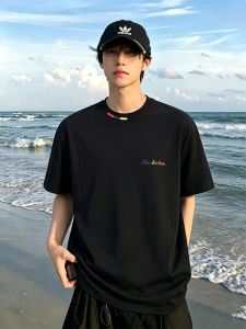 ZHUOCAN | Embroidered Deconstructed Splice T-Shirt